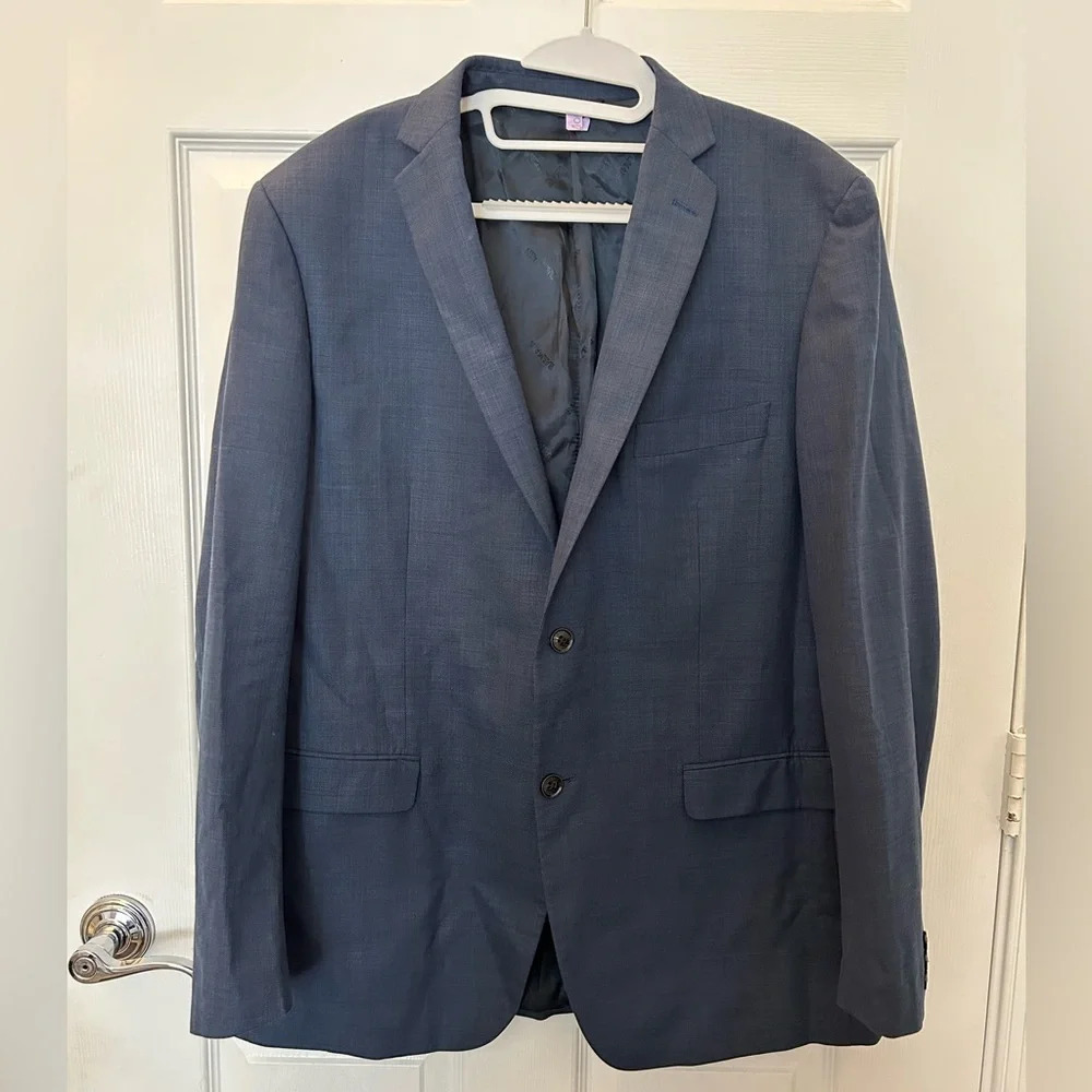 ! Balmain Slim Fit Wool Menâs Blazer Jacket Sz 56